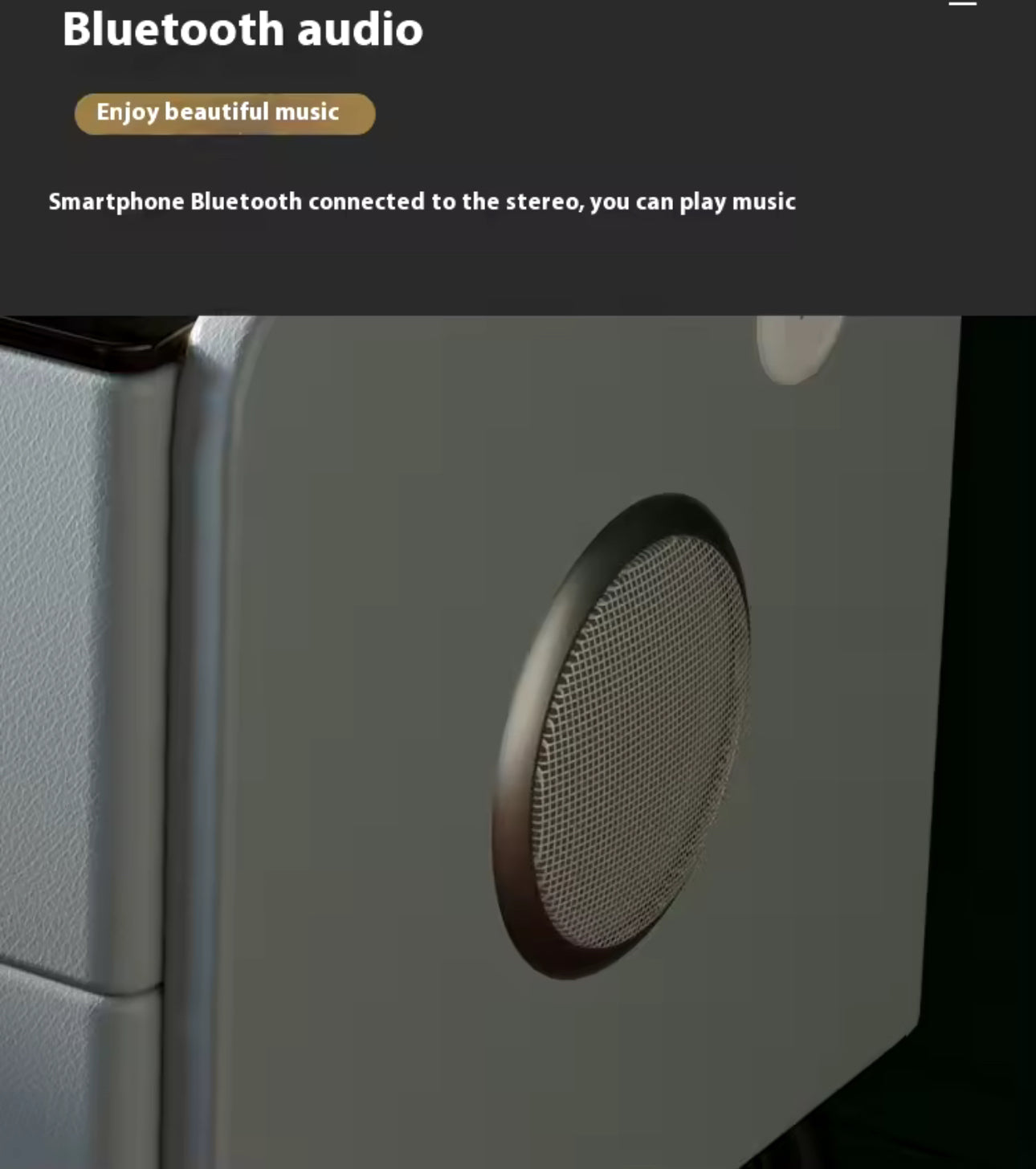 Smart Bedside Table BT, USB + LED +WIRELESS Charger - Various Colours