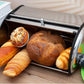 Stainless Steel Window Bread Bin