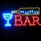 Led Neon Light Up Sign Plate For Business Shop - Various Options