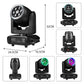 MTech 7x15W RGBW Moving Head Light With Bee's Eye 360° Rotation Halo Strip DMX512 Voice Control for Wedding Party And Ball