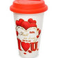 Valentine Mug With Lid Assorted