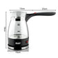 RAF R.128 Electric Glass  0.5L Turkish Coffee Pot 600W - Portable Arabic Coffee Kettle