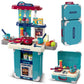 MKids Kitchen Trolley Role Play Set for Kids with Accessories