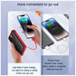 LDNIO PQ24 - 20000mAh Power Bank with Built-in Cables - 22.5W MAX - BLACK