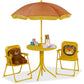 MBaby Kids Folding Animal Chair – Lightweight, Portable & Adorable With Umbrella- Various Colours