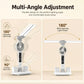 MTech 4-1 Table Lamp with Fan Pencil Holder Double Head Office Lamp USB LED Desk Lamp Plug in Home & Garden | Lamps, Lighting & Ceiling Fans