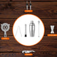 Megaware Stainless Steel Cocktail Shaker Kit 12 Piece Set