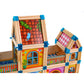 Kids DIY Children's Multi-functional Building Blocks Interactive Educational Wooden Doll House 268pc