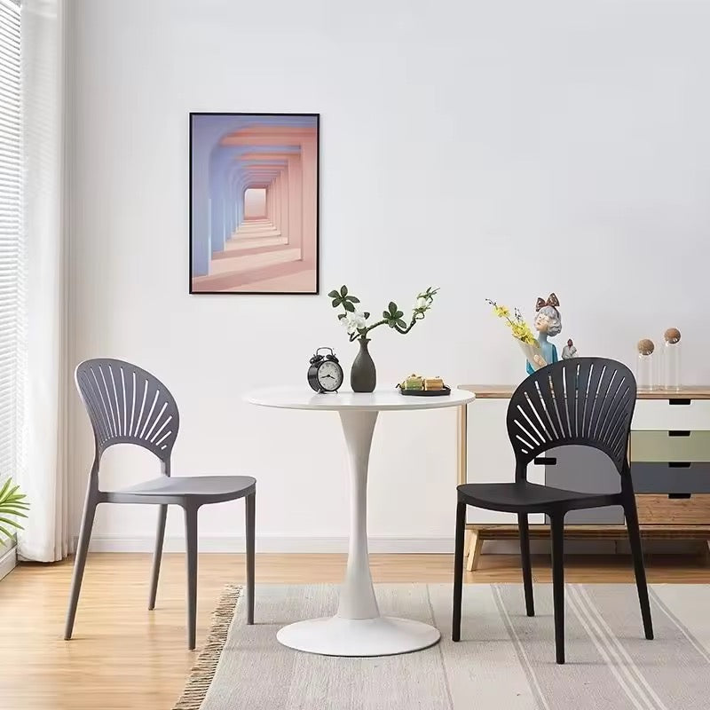 MFurn Nordic Plastic Chair Dining, Home Or Cafe - Various Colours