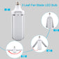 MTech 3 Leaf Garage ,Adjustable E27 Fan Blade LED Light Bulb Ceiling Light