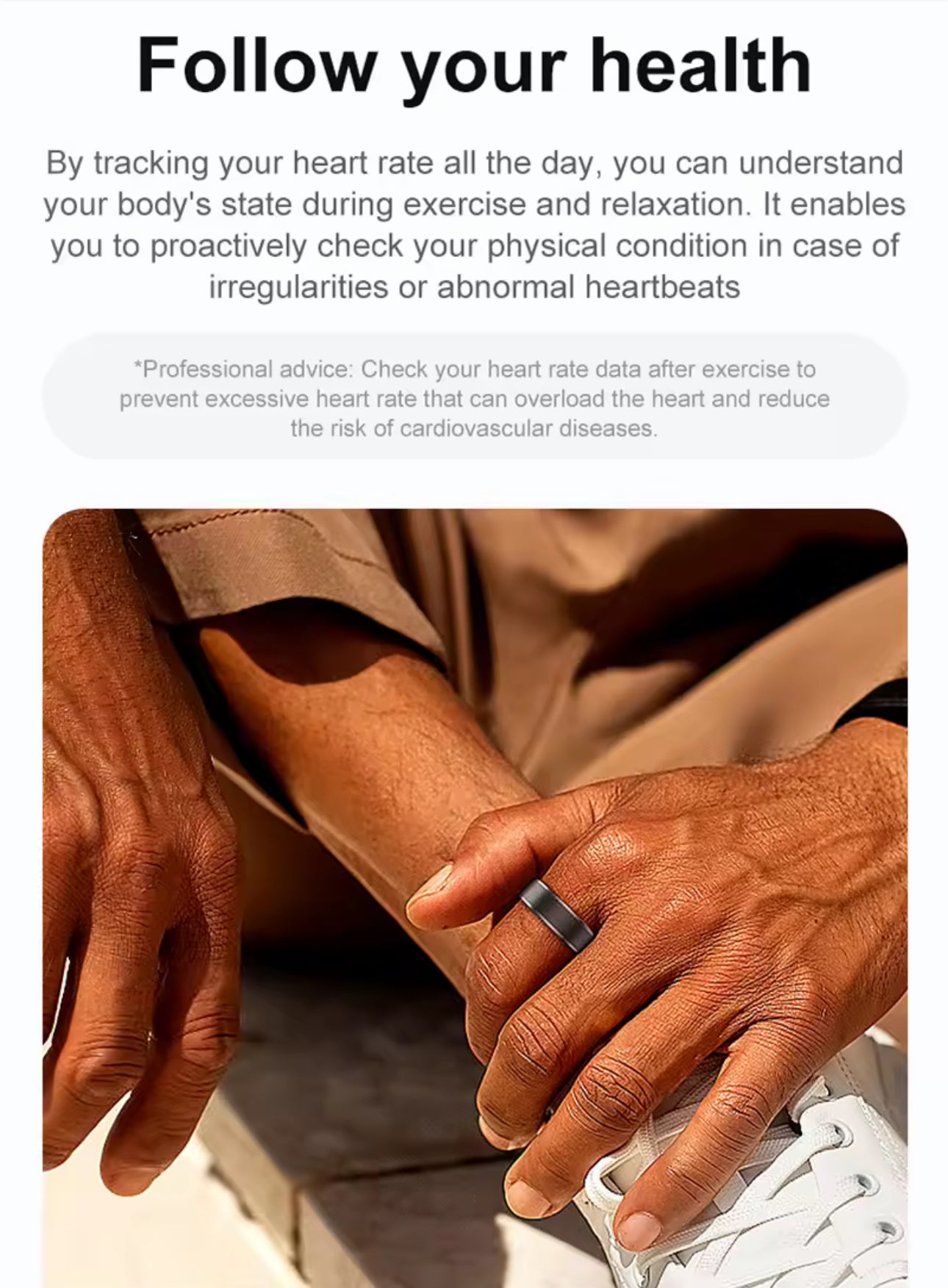 SENBONO Smart Health Ring R03 With Blood Oxygen Heart Rate Sleep Tracking Wearable Electronic Smart Ring For Men & Women-Various Options