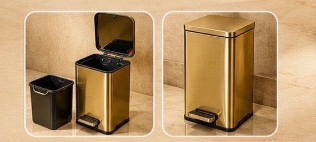 MHome Rectangular DustBin- Various Colours
