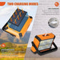 MTech Solar Portable Work Light With Power Bank USB