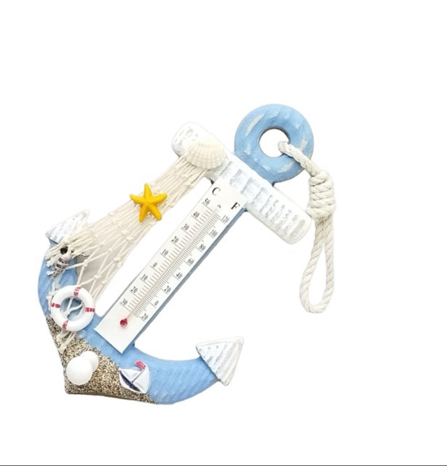 Anchor Wooden With Rope Hanging Decor - Various Options