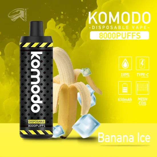 KOMODO 8000Puffs Disposable Vape 50MG