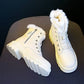 Women's Winter Ankle Boots, Velvet Padded Ankle Boots, Warm Thick Soles Cotton Ankle Boots, Short Ankle Boots, Non-Slip