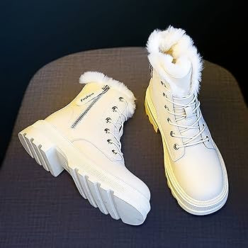 Women's Winter Ankle Boots, Velvet Padded Ankle Boots, Warm Thick Soles Cotton Ankle Boots, Short Ankle Boots, Non-Slip