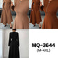 Ladies Elegant Modest A-Line Front Zipper Maxi Dress-Various Colours