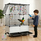 Modular Mobile
Bird Cage - Spacious 74cm x
37cm x 152cm Bird
Enclosure with Multi-Door