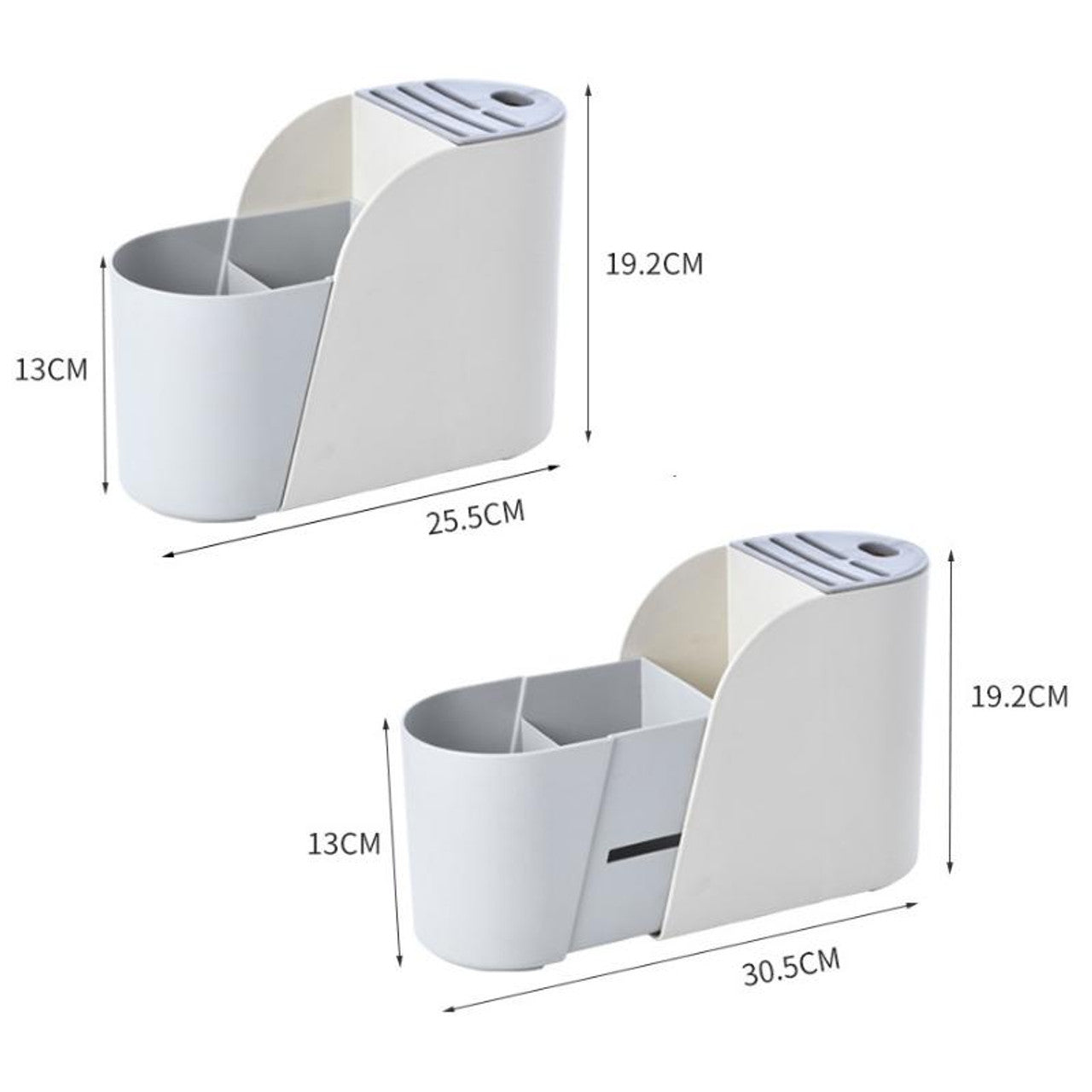 MHome Multifunctional Retractable Cutlery & Knife Storage Rack – Adjustable with Drainage Base