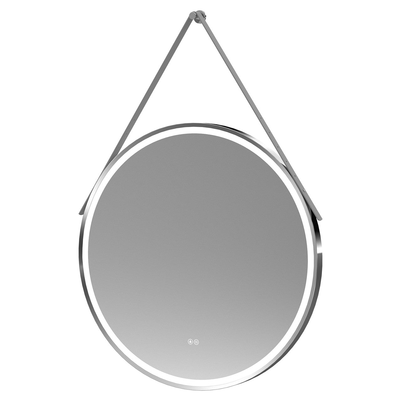 Modern Round Illuminated LED Mirror Touch Sensor With Strap 60cm - Various Options
