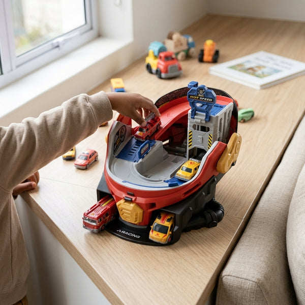 Kids Race Track Helmet Toy