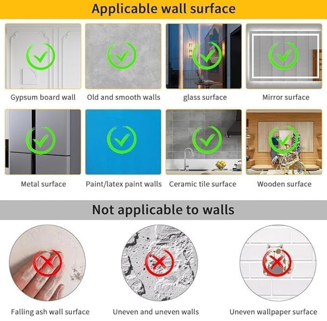 MHome Marble UV Panels Marble UV Sheets | Self Adhesive Wall Tile | Marble Look Wall Panels for Homes and Offices | 60 cm x 60 cm 10pc Pack - Various Colours Available