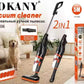 SOKANY Vacuum Cleaner 2 in 1 Bagless , 3000 Watt, sk-13036 - Black / Orange