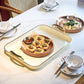 MHome Serving Tray Fruit Dinner Food Tray Rectangle  - 3 Pack Various Options