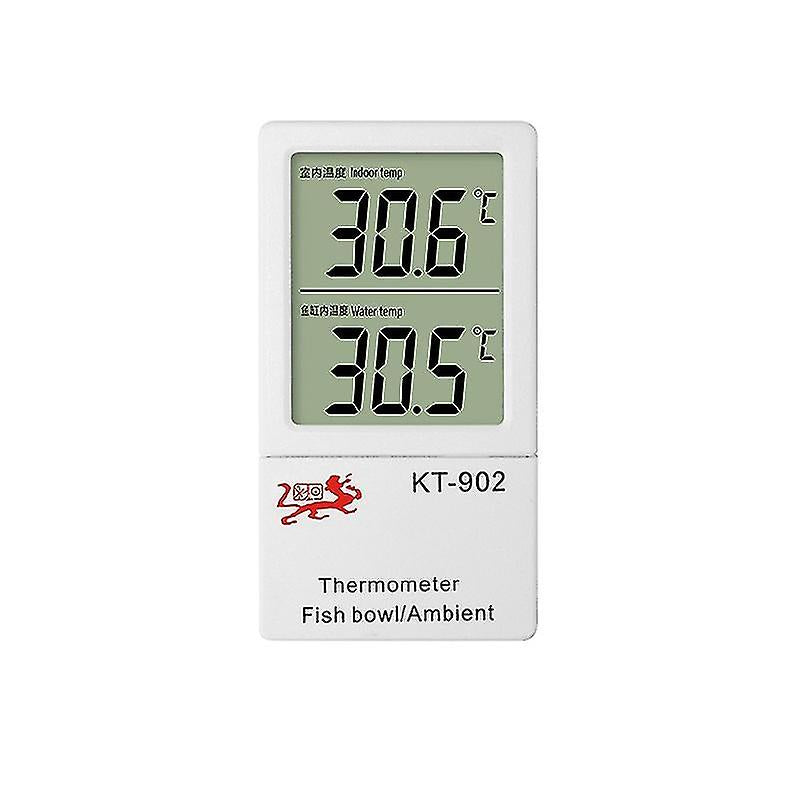 Lcd Digital Fish Tank Water Temperature Aquarium Alarm Temp Detector Thermometer For Fish Pet