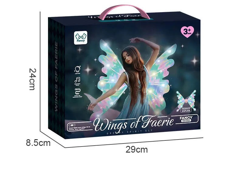 Glowing Elf Electric Butterfly Wings Angel Wings Girl Princess Toy