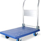 MHome Folding Plastic Trolley Cart - Silent Flatbed Hand Truck