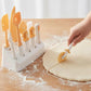 MHome 10 Pieces Pastry Brush and Spatula Set Heat-Resistant Cake Scraper Set Easy to Clean Baking Utensil Kit for Beginners, Baking