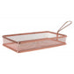 Stainless Steel Rectangular Serving Basket