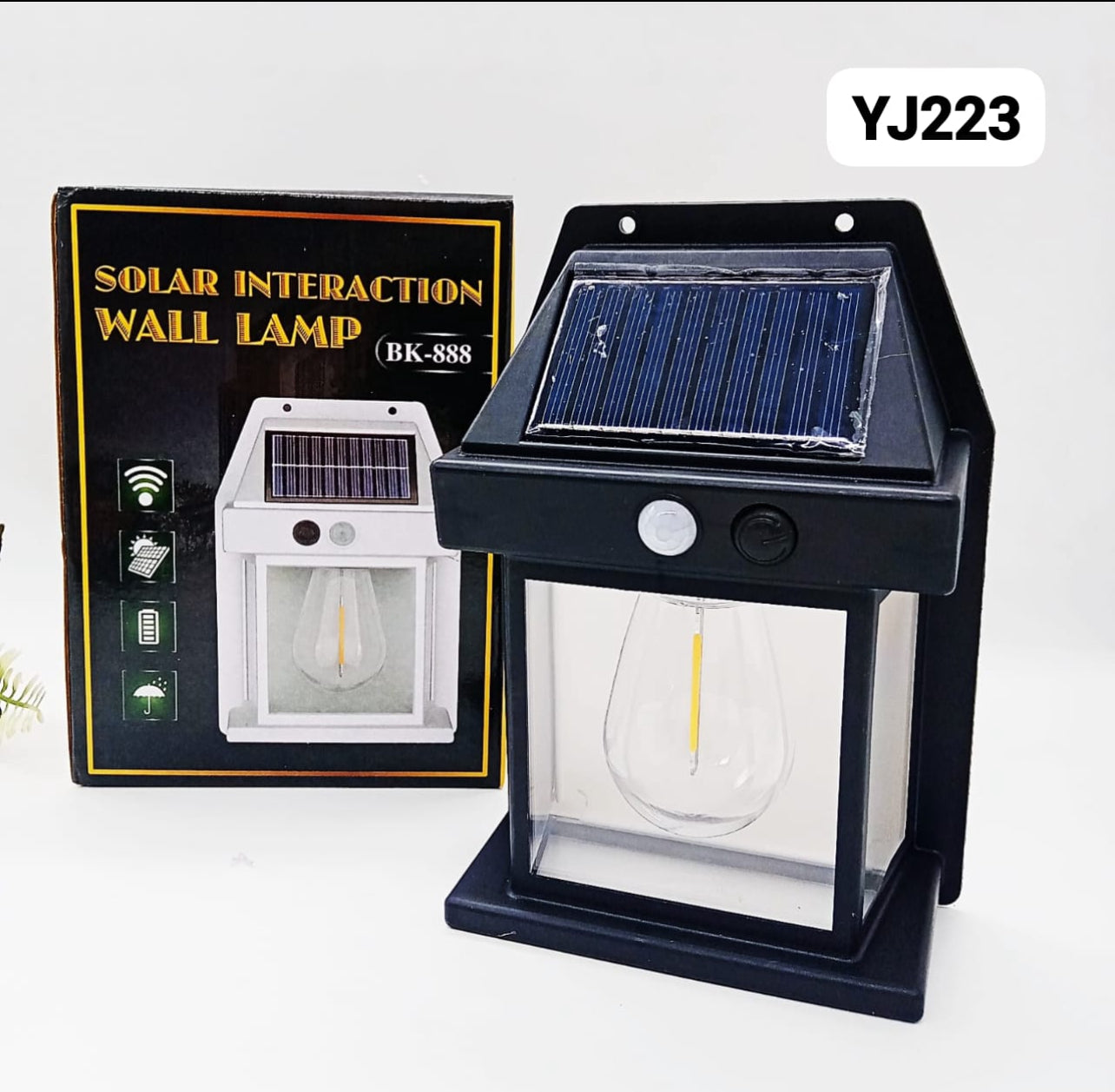 Solar Rechargeable Interaction Wall Lamp – Eco-Friendly and Interactive Lighting Solution