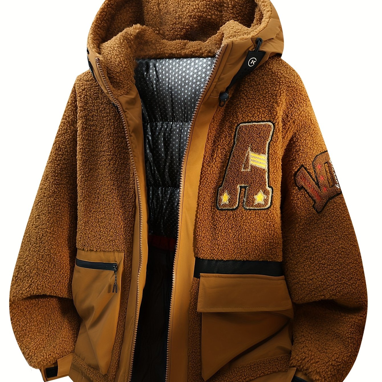 Men’s Fleece Lined Hooded Jackets-Various Colours