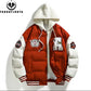 Men’s Windbreaker Drawstring Hooded Puffer Coat-Various Colours
