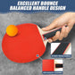 MSPORTZ Table Tennis Bats, Wooden Table Tennis Set | Portable Table Tennis Set, 2 Table Tennis Bats, 3 Ping Pong Balls & Carry Bag, for Outdoor/Indoor Daily Practice & Competitions
