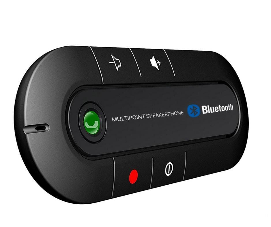 New Sun Visor Car Bluetooth Adapter Receiver FM Transmitter Wireless Bluetooth Speakerphone Hands-Free MP3 Music Player Car Kit