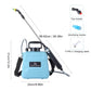 Electric Garden Sprayer Battery Powered Automatic Garden Plant Mister Rechargeable 5L