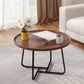 MFurn Nesting Coffee Table Set – 2-Piece Round Sofa Side & End Tables