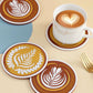 Coffee Coaster Set PVC 4pc
