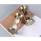 MHome Vintage Three Pillar Mini Hourglass Ornament Timer - Metal Hourglass, Glass Sand Timer