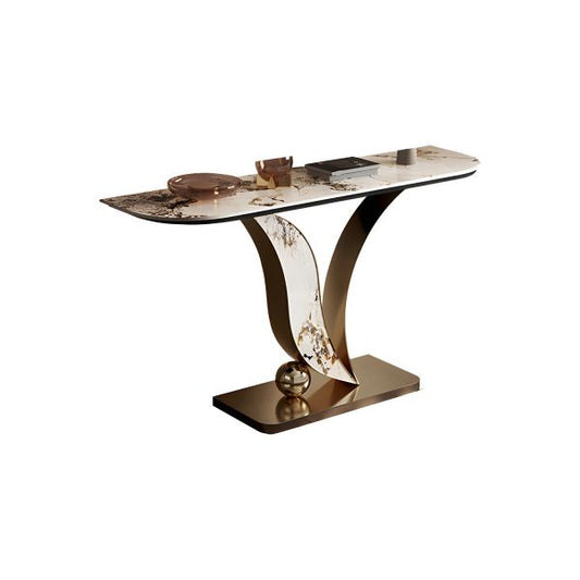 MFurn Nordic Style Sintered Top Console Table