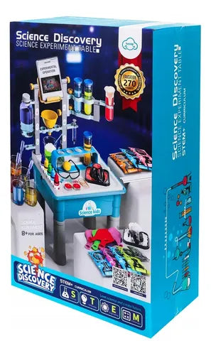 Science Experiments for Kids with Science Table and Smartphone Stand