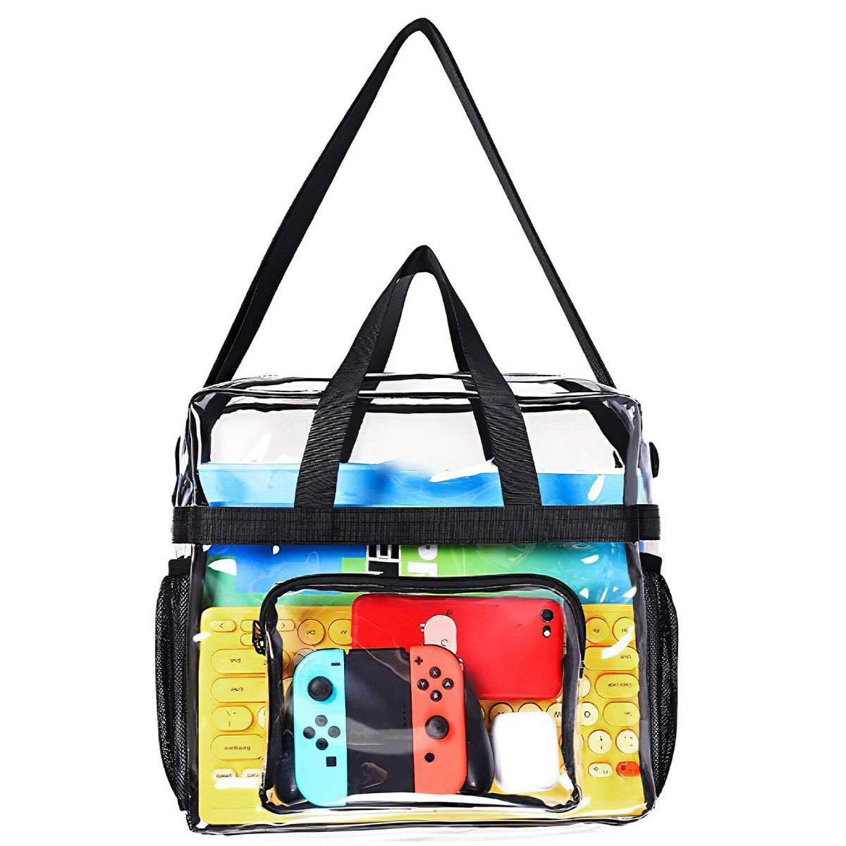 Clear Shoulder Crossbody Bag Stadium Approved See Through Transparent Handbag