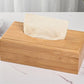 MHome Bamboo Tissue Box
