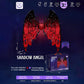 Fairy Wings with LED Lights for Kids Girls,Demon Wing Angel Wing Halloween Costume Birthday Party Favors