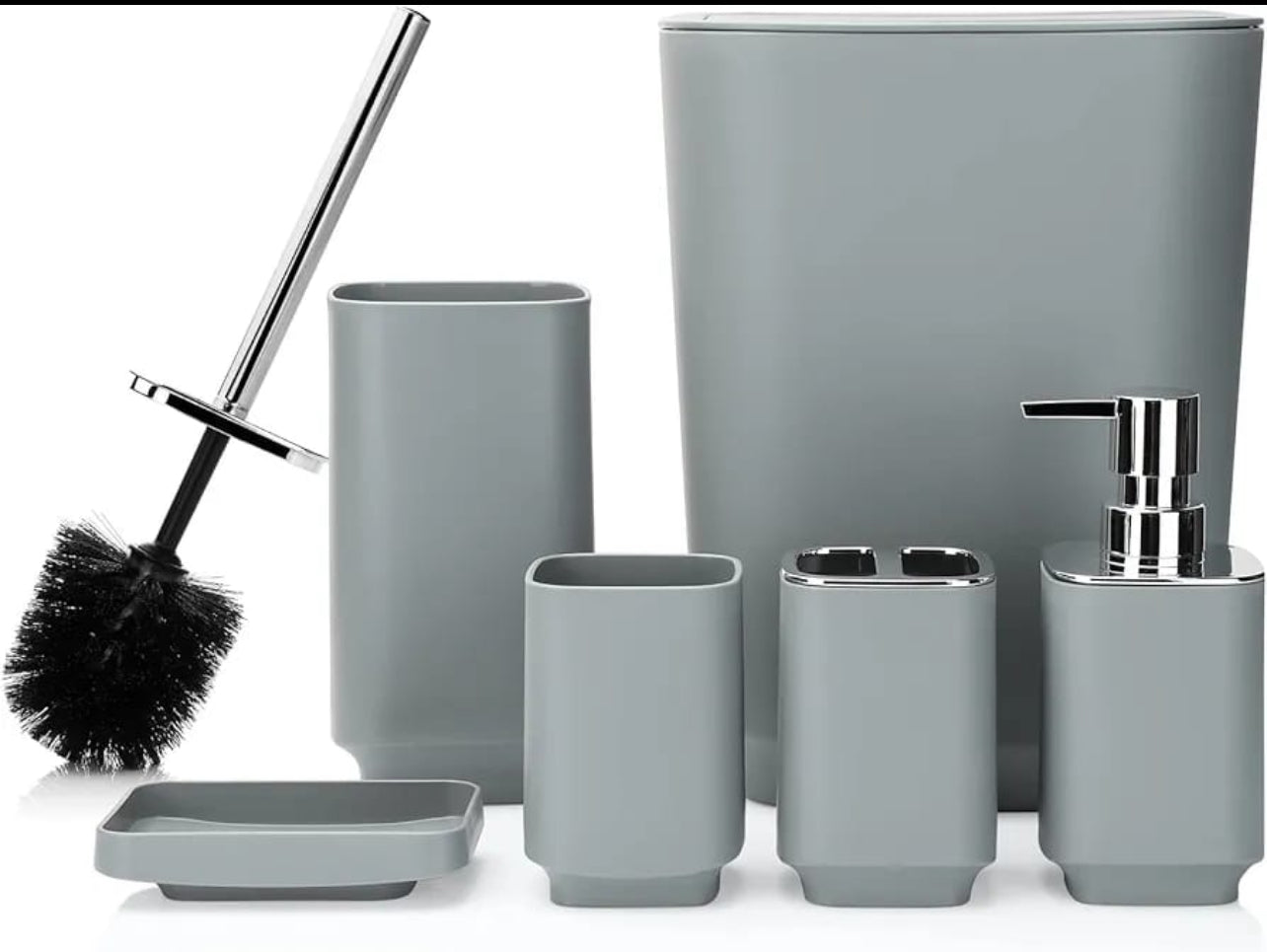 Luxury Bathroom Set - 6pc Various Colours Available