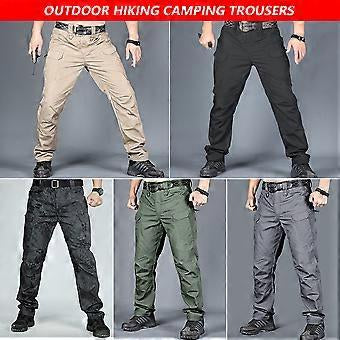 City Tactical Cargo Pants Men Outdoor Hiking Camping Multi Pocket Military Army Trousers Casual Breathable Waterproof Sweatpants